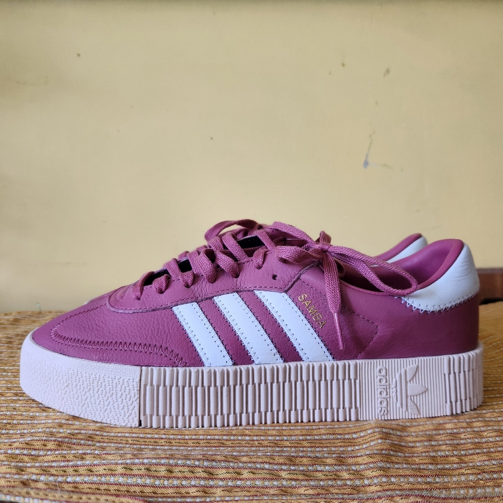 adidas Women's Sneakers in Pink and White